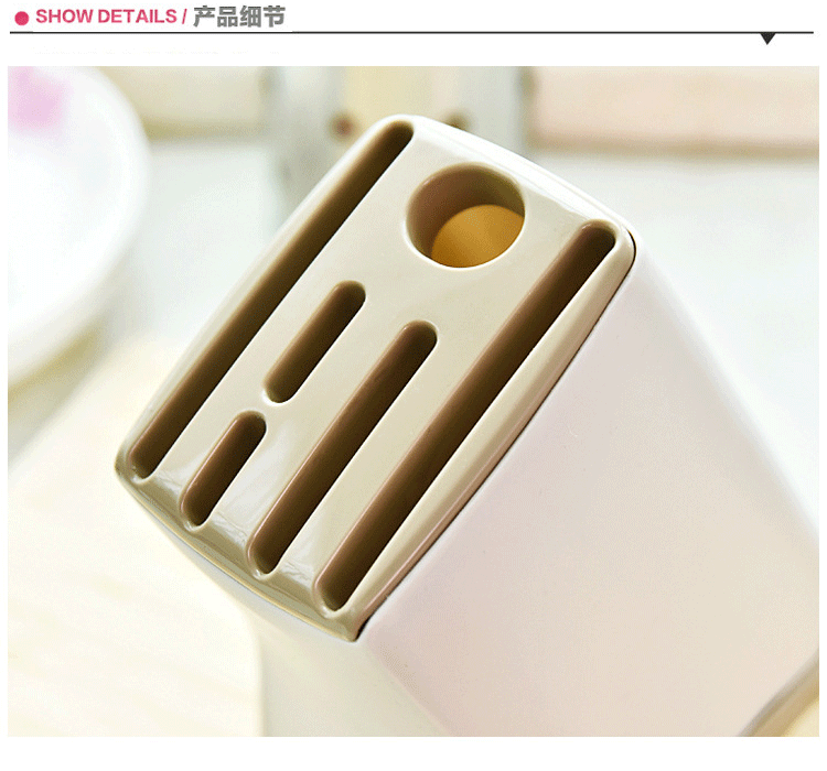 Kitchen Plastic Knife Rest Storage Knife Holder Multi-Functional Knife Storage Rack Draining Scissors Kitchen Knife Storage Rack