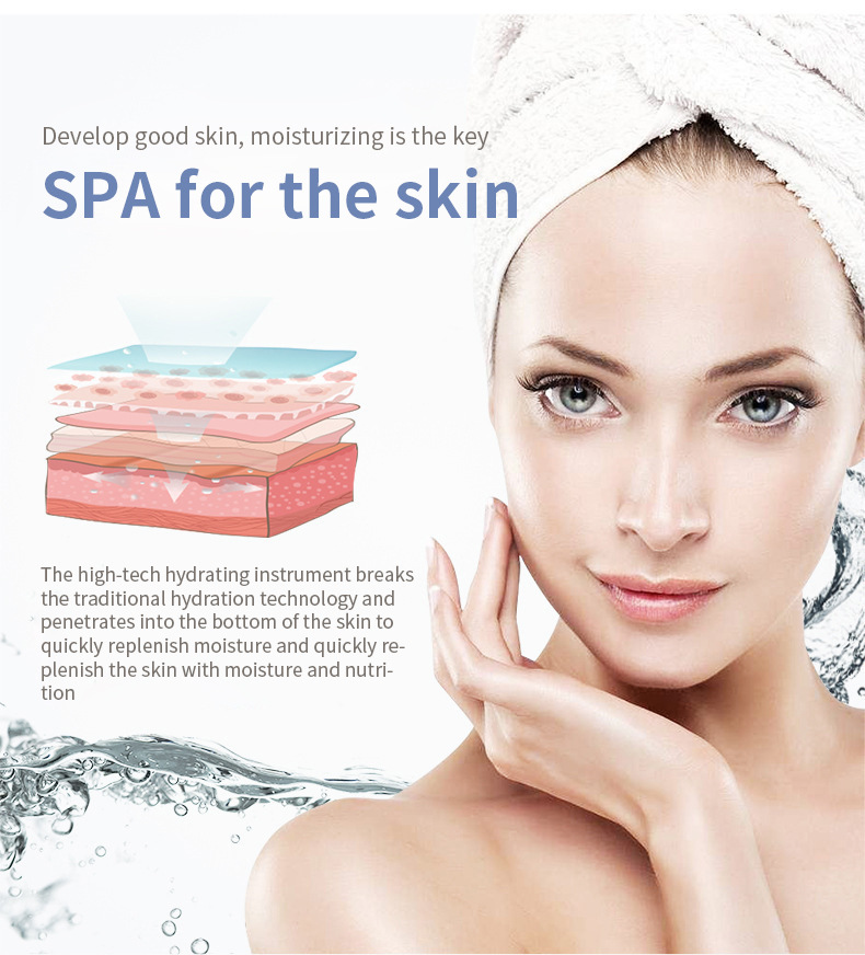 Nano Moisturizing Sprayer Face Steaming Sprayer Household Charging Water Replenishing Instrument Equipment for Facial Beauty Humidifier Gift