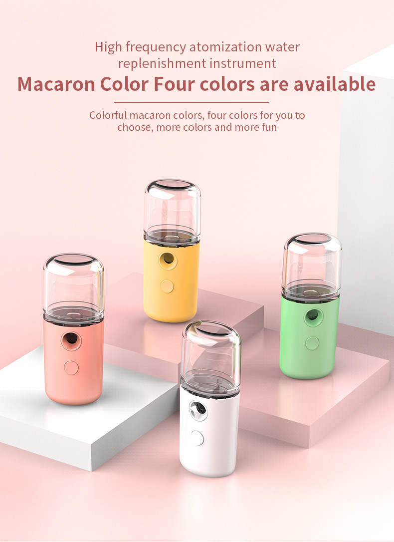 Nano Moisturizing Sprayer Face Steaming Sprayer Household Charging Water Replenishing Instrument Equipment for Facial Beauty Humidifier Gift