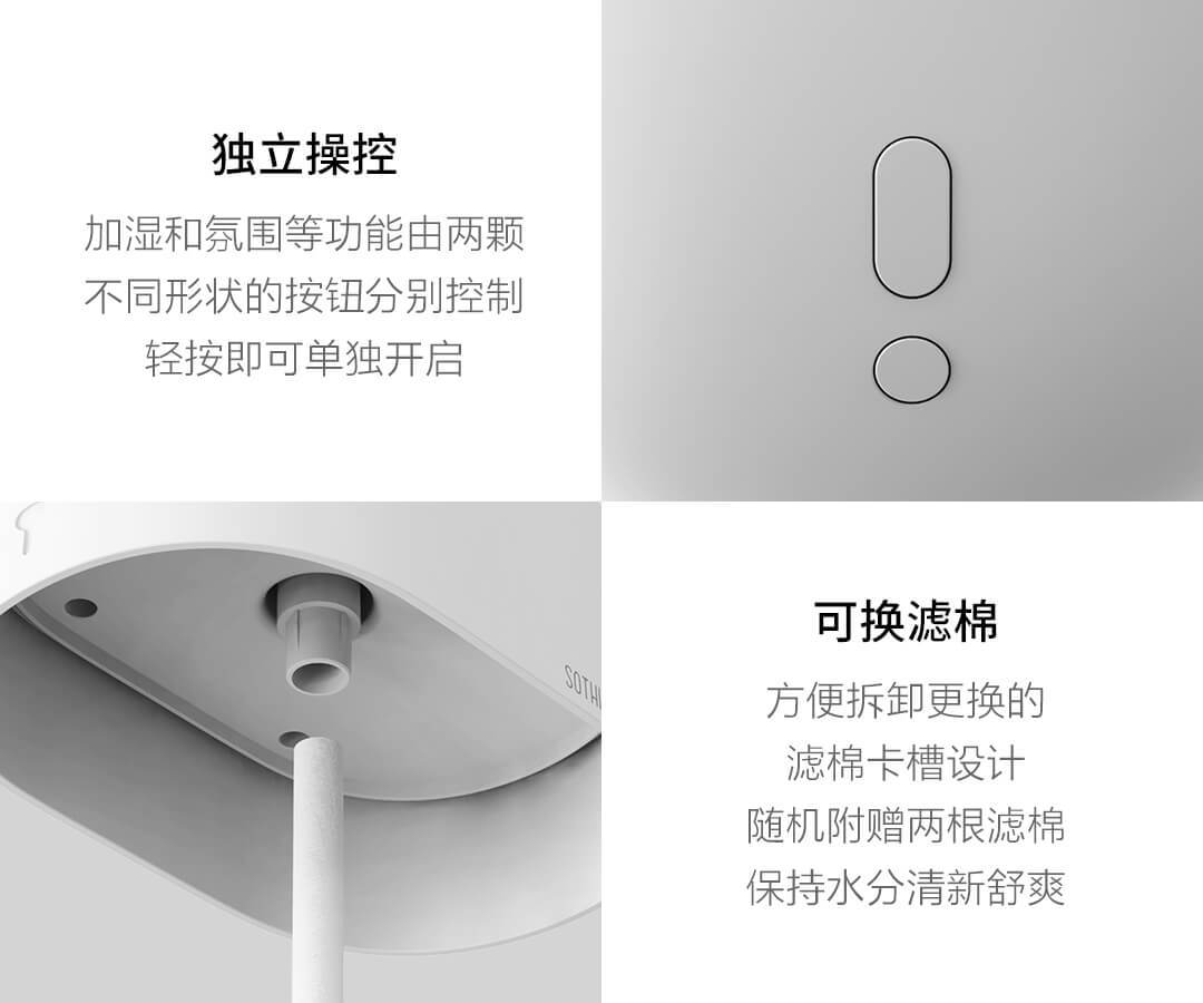 MIJIA Xiangwu Humidifier Household Silent Bedroom Heavy Fog Office Desk Surface Panel Small Air Aromatherapy Sprayer MIJIA Xiangwu Humidifier Household Silent Bedroom Heavy Fog Office Desk Surface Panel Small Air Aromatherapy Sprayer