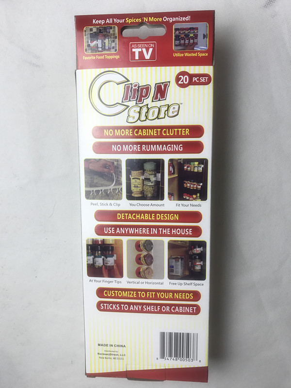Clip N Store Kitchen Supplies Simple Bottle Mouth Clip Storage Rack Seasoning Bottle Storage Rack Clip N Store Kitchen Supplies Simple Bottle Mouth Clip Storage Rack Seasoning Bottle Storage Rack