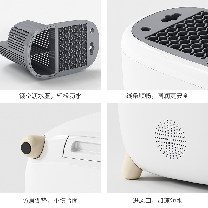 Household Draining Kitchen Supplies Storage Rack Tableware Knife Chopstick Storage Rack Chopsticks Holder