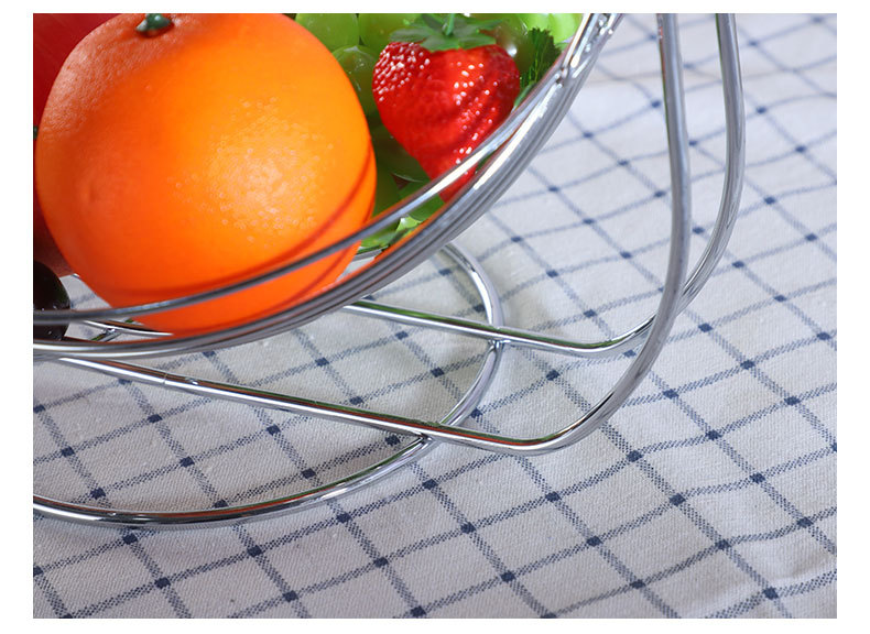 European tieyi fruit cradle living room double layer fruit water storage rack sitting room snacks storage rack European tieyi fruit cradle living room double layer fruit water storage rack sitting room snacks storage rack