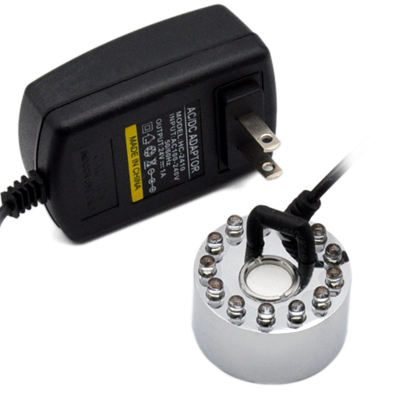 Spot Wedding Set Colorful Circulating DC Electronic Alloy Head 12 Lights 16mm Piece Sprayer Atomizer