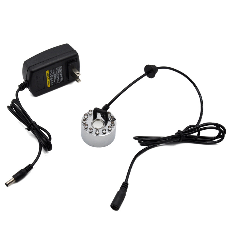 Spot Wedding Set Colorful Circulating DC Electronic Alloy Head 12 Lights 16mm Piece Sprayer Atomizer