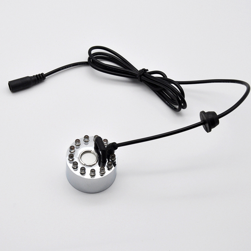 Spot Wedding Set Colorful Circulating DC Electronic Alloy Head 12 Lights 16mm Piece Sprayer Atomizer
