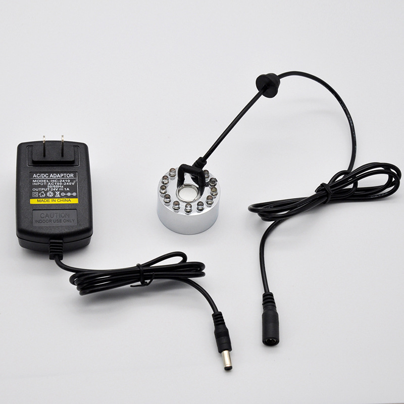 Spot Wedding Set Colorful Circulating DC Electronic Alloy Head 12 Lights 16mm Piece Sprayer Atomizer