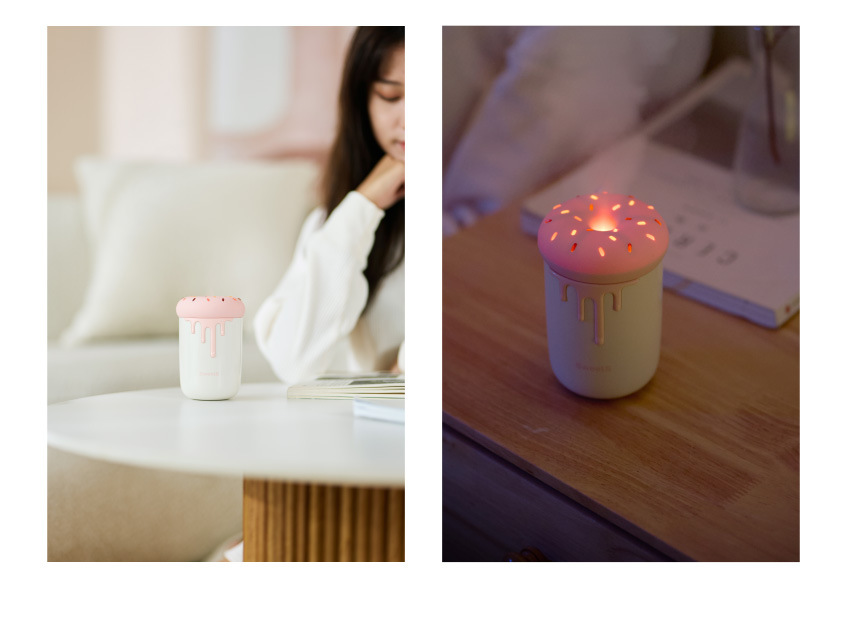 New Mini Sweetheart Humidifier Large Spray USB Home Car Hydrating Sprayer Night Light Gift