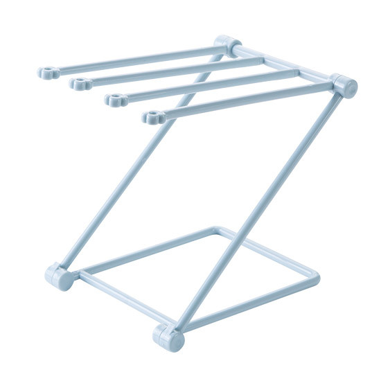 Foldable Vertical Rag Kitchen Towel Rack Punch-Free Countertop Storage Rack Water Cup Holder Storage Rack