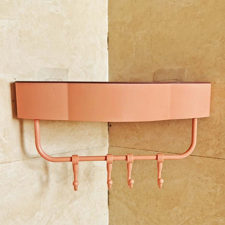 Punch-Free Bathroom Triangle Storage Rack Corner Rack Kitchen Wall-Mounted Storage Rack Bathroom Tripod