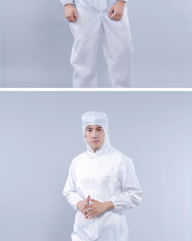 The antistatic onesie Protective Clothing Dustfree Workshop Proof Clothing Sprayer Clothing Striped Zipper Food Onesie The antistatic onesie Protective Clothing Dustfree Workshop Proof Clothing Sprayer Clothing Striped Zipper Food Onesie