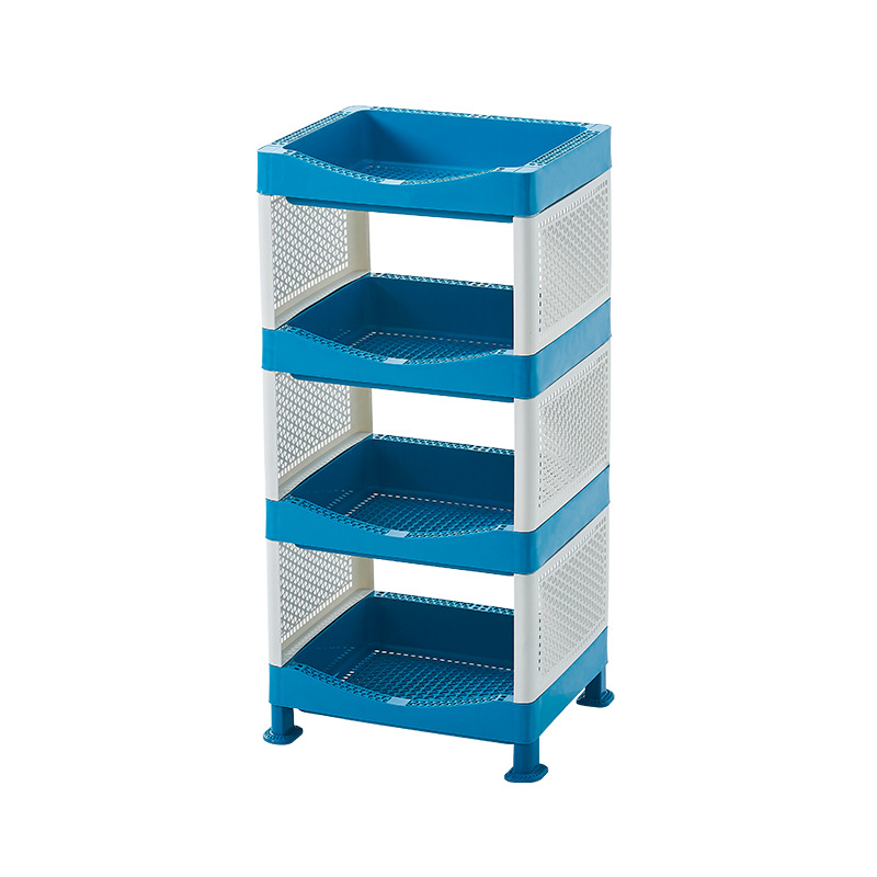 Bedroom Bedside Square Storage Rack Kitchen Sundries Floor Storage Rack Multi-Layer Bathroom Gap Storage Rack