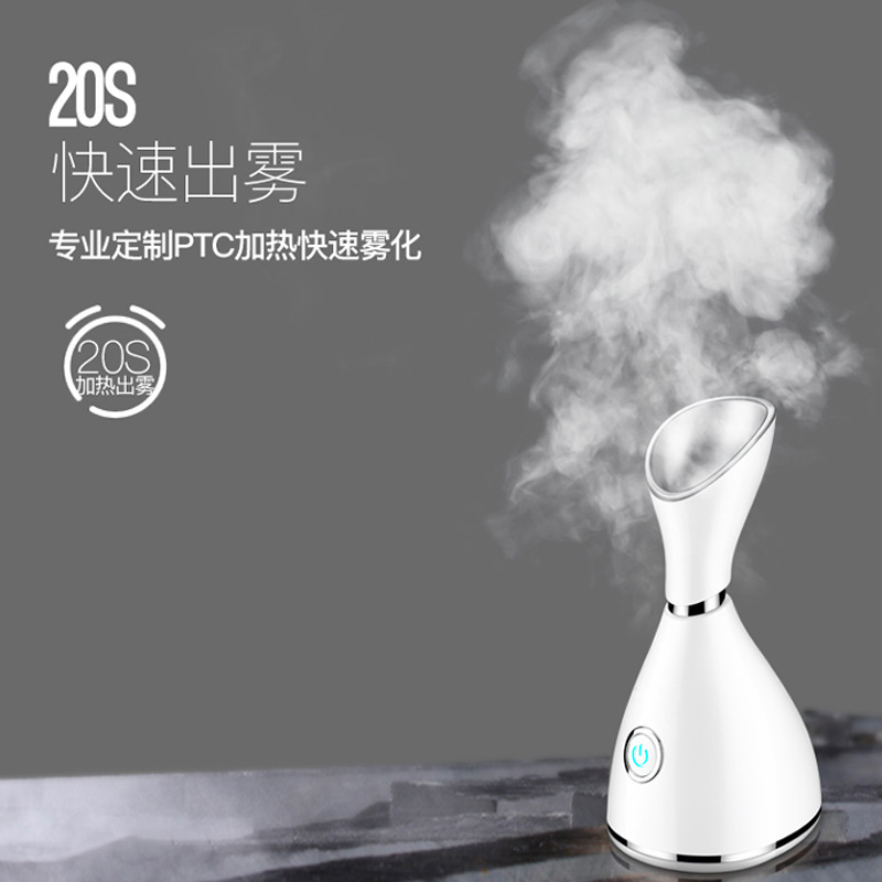 Facial Steamer for Home Hot Spray Water Replenishing Instrument Facial Humidification Sprayer Nano Facial Cleaner