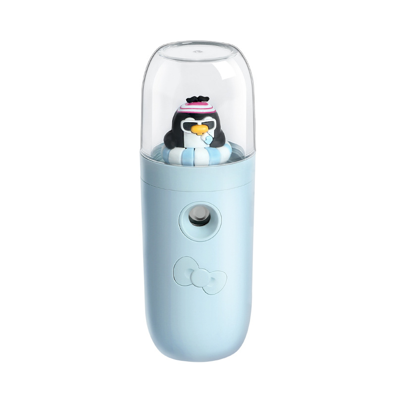 Handheld Cold Spray Water Replenishing Instrument Facial Humidification Charging Spray Facial Vaporizer Beauty Sprayer