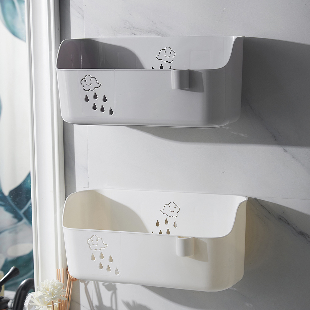 Factory Wholesale Toilet Punch-Free Storage Rack Seamless Hook Toiletries Bathroom Finishing Storage Rack