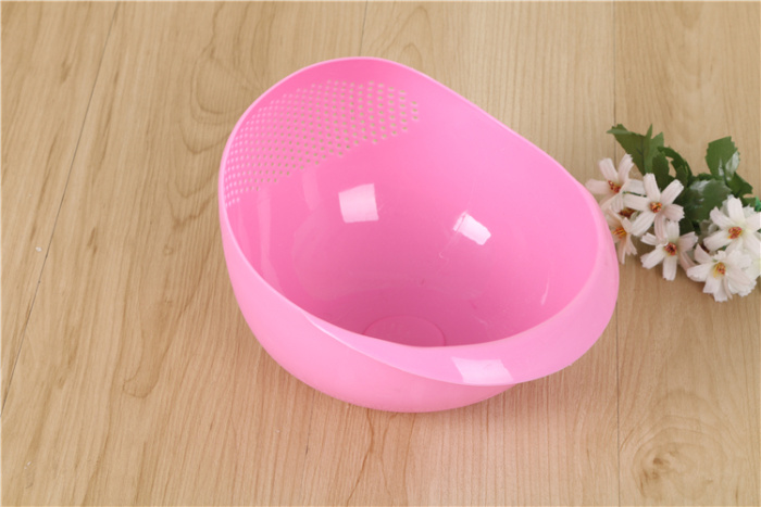 Small plastic rice Shaper Wash Sieve Drain plastic rice Shaper Basin kitchen supplies