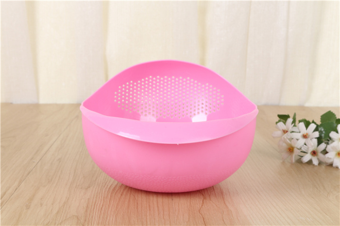 Small plastic rice Shaper Wash Sieve Drain plastic rice Shaper Basin kitchen supplies
