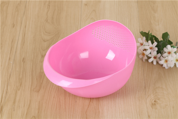 Small plastic rice Shaper Wash Sieve Drain plastic rice Shaper Basin kitchen supplies
