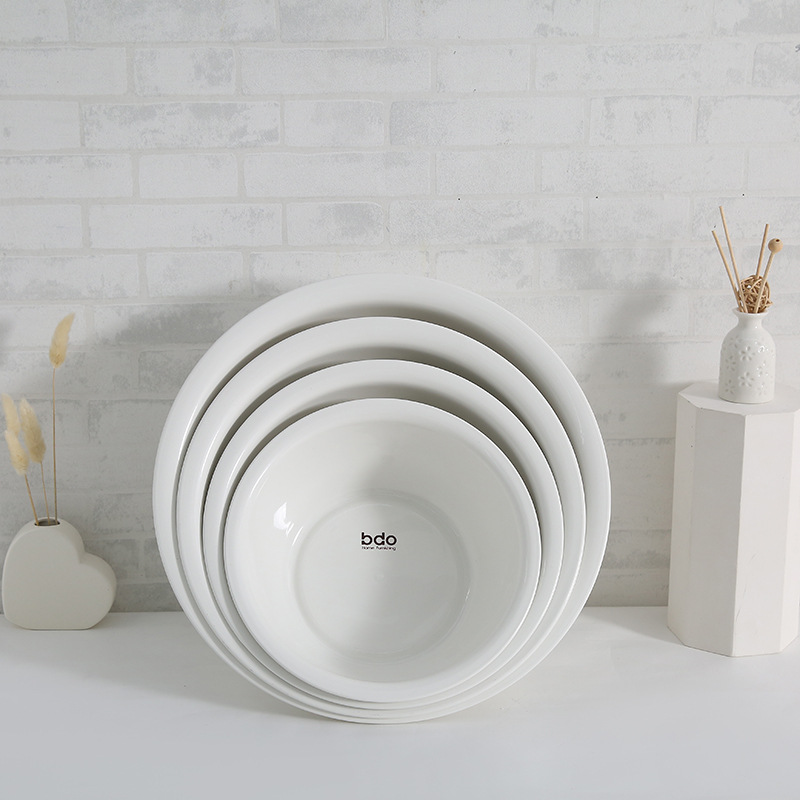 Round Square plastic PP wash basin household multiple size baby wash basin student yalong Bay Wash basin foot basin
