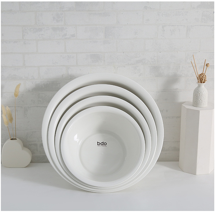 Round Square plastic PP wash basin household multiple size baby wash basin student yalong Bay Wash basin foot basin