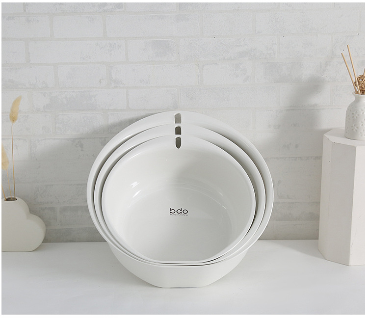 Round Square plastic PP wash basin household multiple size baby wash basin student yalong Bay Wash basin foot basin