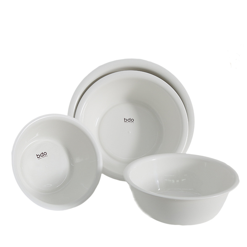 Round Square plastic PP wash basin household multiple size baby wash basin student yalong Bay Wash basin foot basin