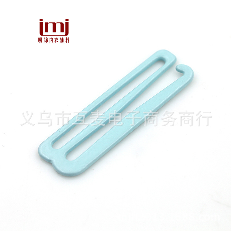 Iron Coated Glue Underwear Adjustable Buckle 1. 5cm1.8cm 2.0cm0 #8# 9# Shoulder Strap Buckle Underwear Buckle Bra Hook
