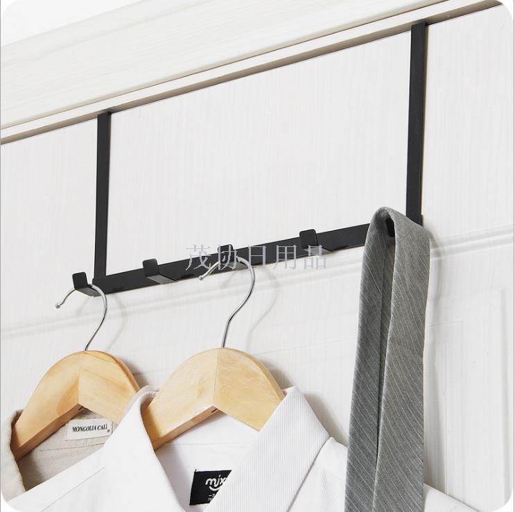 Iron door hook after the traceless strong load-bearing door after the storage rack without punching hook coat hook coat 