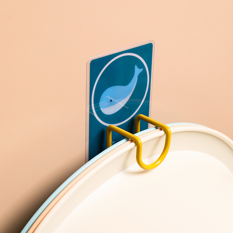 Iron Washstand Punch-Free Washbasin Hook Bathroom Rack Stainless Steel Hook Washbasin Rack