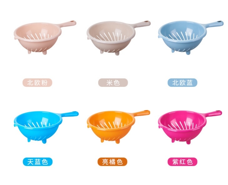940 Creative Multifunctional Drain Basket Household Kitchen Fruit and Vegetable Washing Basin Fruit Basket Plastic Vegetable Basket