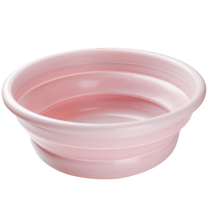 Foldable Washbasin Household Laundry Basin Portable Travel Student Plastic for Dormitory Basin Foot Wash Basin Washbasin