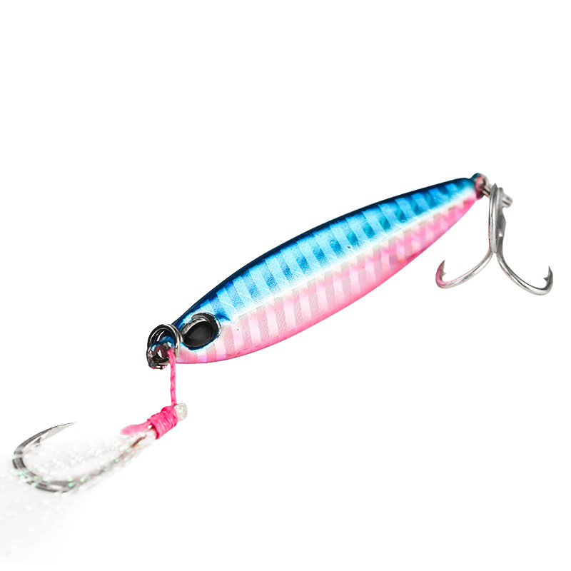 Lure Bait Iron Plate Lead Bait Double Hook Lure Lure Iron Plate Bait Jig Shore Throw Tossing Weever Fake Bait