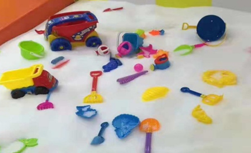 Sand Plastic Children's Sand Toys Plastic Sand Playground Sand Basin Paradise Sand Snowflake Sand Particles Sand
