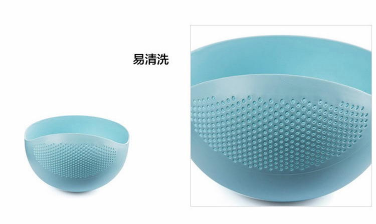 Kitchen Rice Washing Machine Vegetable Washing Basket Korean Creative Drain Basket Rice Washing Filter Wash Fruit Basin Washing Basin Plastic Basket