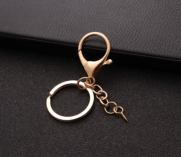 The factory supplies various specifications Sheep Eye Nails gold iron sheep eye ring screw hook lobster toy doll Accessories