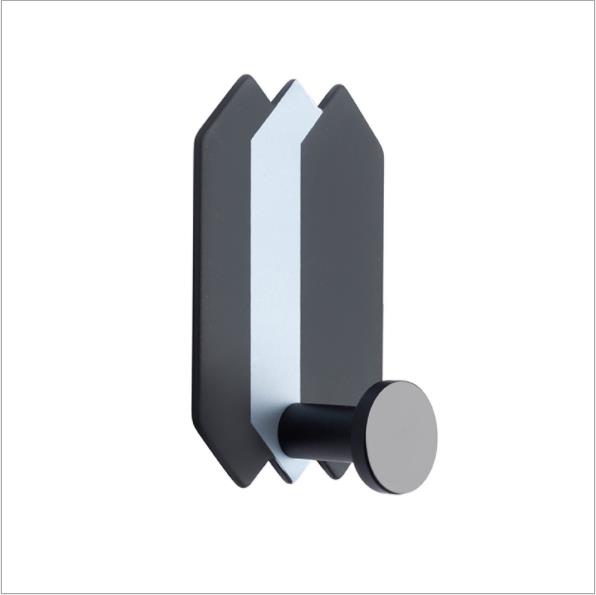 Nordic Style Ins Iron Geometric Hook Kitchen and Bathroom Seamless Sticky Hook Creative Punch-Free Kitchen Bathroom 