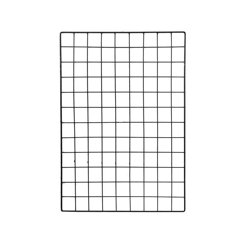 Factory Zero Batch Photo Wall Grid Rack Iron Wire Plastic Dipping Iron Net Iron Art Grid Hook Shelf Environment Creation Ornament Rack
