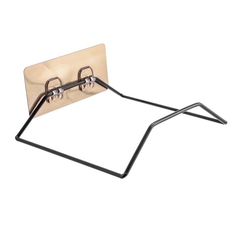 Iron Washstand Bathroom Storage Rack Punch Free Rack Wall Hanging Bathroom Strong Hook Kitchen Sticky Hook Storage Rack