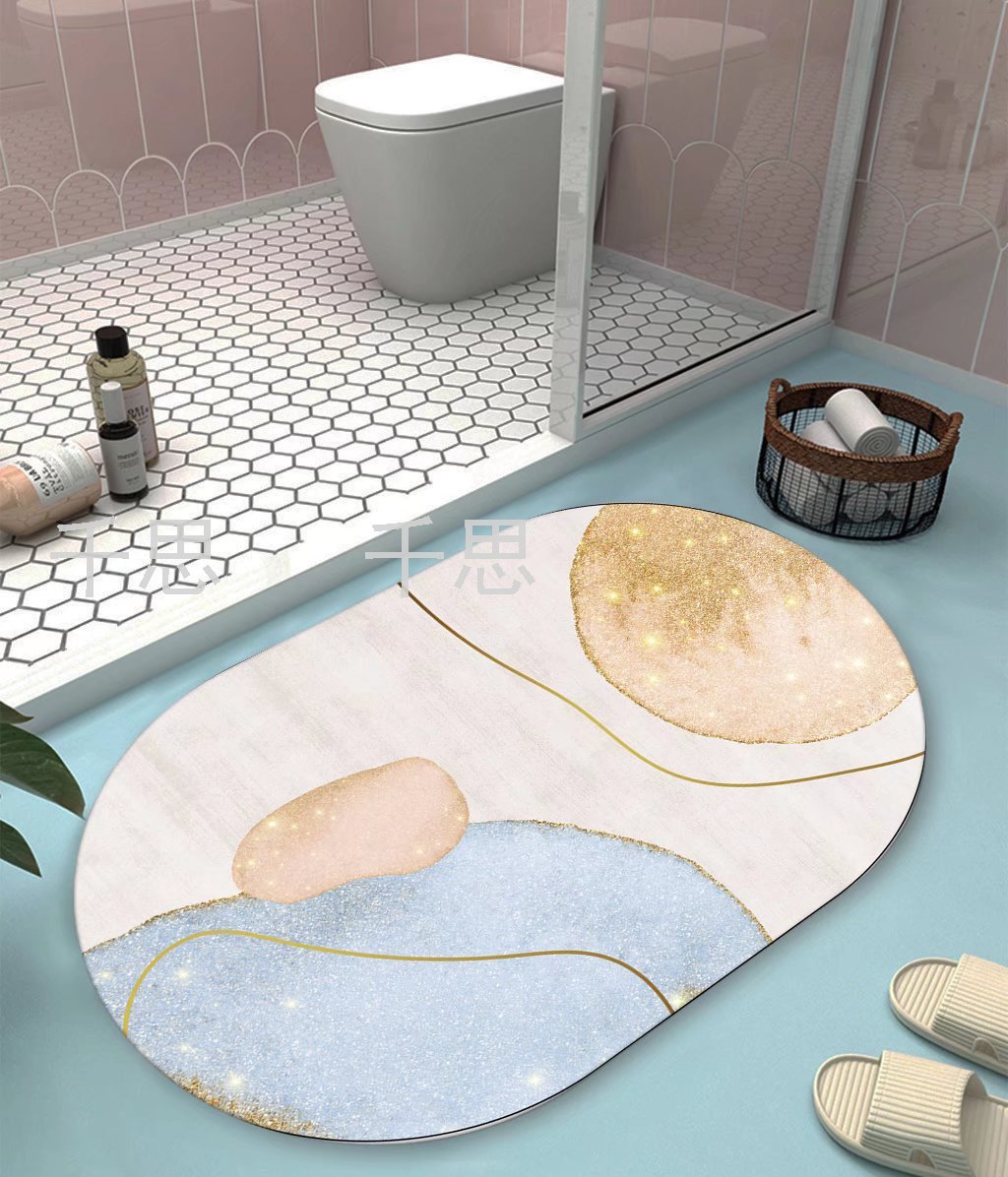 Diatom Ooze Absorbent Floor Mat Bathroom Water-Absorbing Non-Slip Mat Bathroom Step Mat Door Mat Kitchen Toilet Carpet Soft Mat Diatom Ooze Absorbent Floor Mat Bathroom Water-Absorbing Non-Slip Mat Bathroom Step Mat Door Mat Kitchen Toilet Carpet Soft Mat
