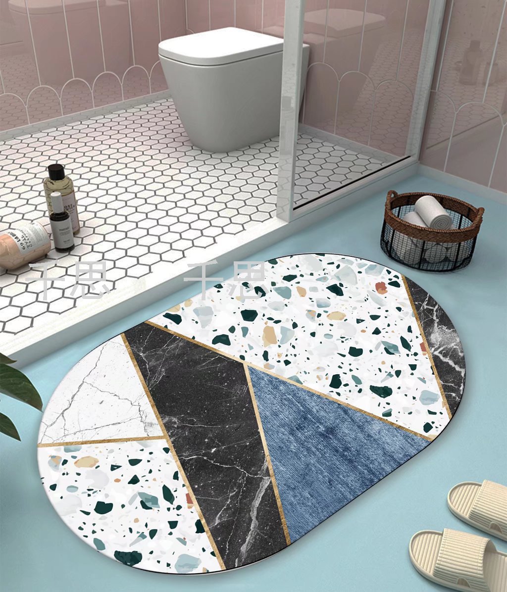 Diatom Ooze Absorbent Floor Mat Bathroom Water-Absorbing Non-Slip Mat Bathroom Step Mat Door Mat Kitchen Toilet Carpet Soft Mat Diatom Ooze Absorbent Floor Mat Bathroom Water-Absorbing Non-Slip Mat Bathroom Step Mat Door Mat Kitchen Toilet Carpet Soft Mat