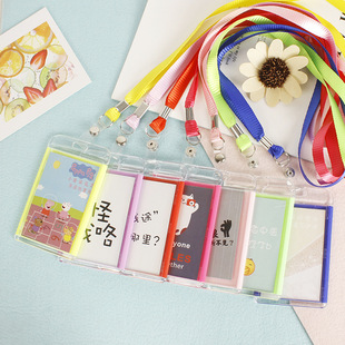 New Customized Iron Hook Waterproof Card Lanyard Conference Card Representative Card Exhibition Card Chest Card Student Card Lanyard New Customized Iron Hook Waterproof Card Lanyard Conference Card Representative Card Exhibition Card Chest Card Student Card Lanyard