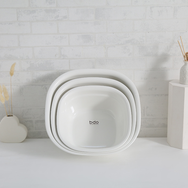 round and Square Plastic Pp Washbasin Household Multi-Specification Baby Laundry Basin Student Dormitory Face Washing Feet-Washing Basin