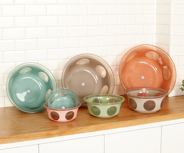 A130 Creative Thickening Washbasin Baby Washbasin Household Plastic Vegetable Washing Laundry Basin Feet-Washing Basin