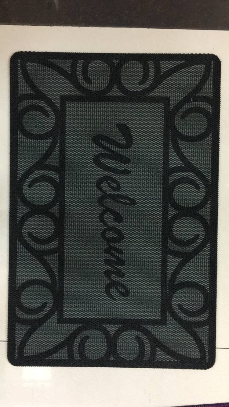 Rubber base honeycomb spray mat printed mat floor mat entry mat non-slip mat home mat