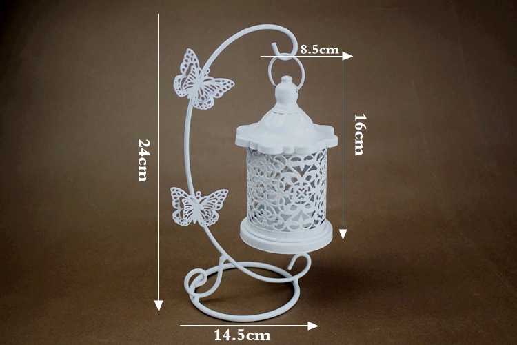 European-Style Iron Hollow Candlestick Creative Butterfly Hook Home Daily Crafts Decoration Ornaments European-Style Iron Hollow Candlestick Creative Butterfly Hook Home Daily Crafts Decoration Ornaments