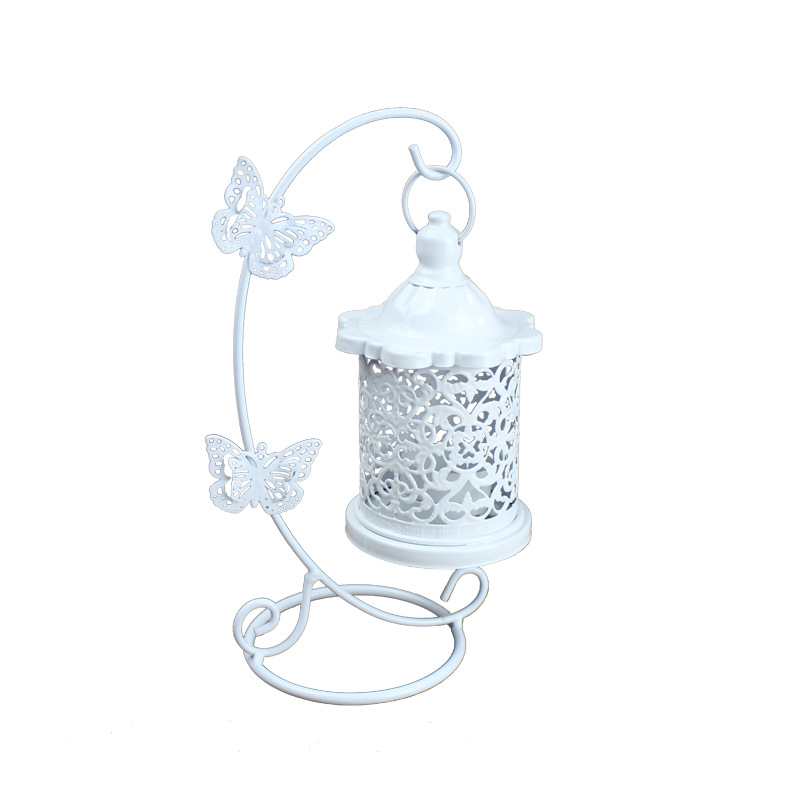 European-Style Iron Hollow Candlestick Creative Butterfly Hook Home Daily Crafts Decoration Ornaments