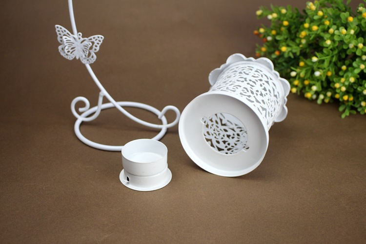 European-Style Iron Hollow Candlestick Creative Butterfly Hook Home Daily Crafts Decoration Ornaments European-Style Iron Hollow Candlestick Creative Butterfly Hook Home Daily Crafts Decoration Ornaments