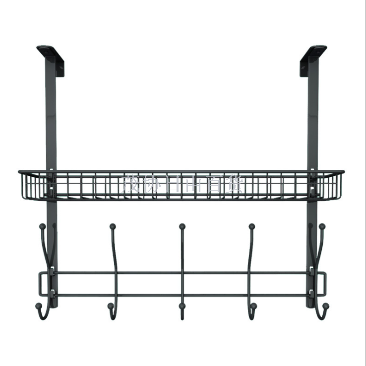 Creative door after the trace hook iron can be disassembled door back optional hanging rack clothing rack without nail 