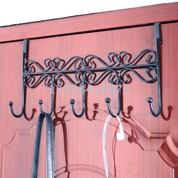 Kitchen Bathroom Cabinet Door Back Hook behind the Door Iron Five-Piece Hook Iron Art Non-Marking Sundries Storage Five-Piece Hook Kitchen Bathroom Cabinet Door Back Hook behind the Door Iron Five-Piece Hook Iron Art Non-Marking Sundries Storage Five-Piece Hook