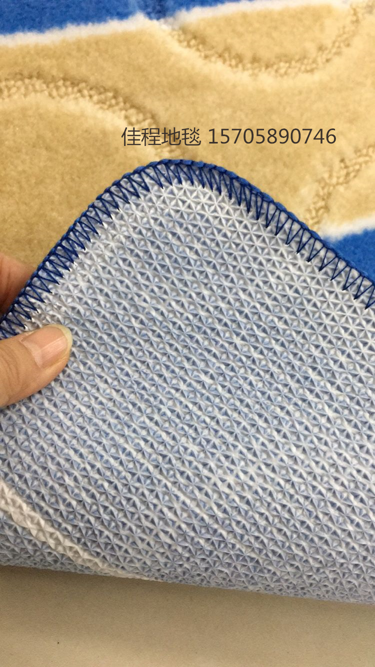 New Flat Velvet Plain Polypropylene Fiber Ground Mat Absorbent Floor Mat Door Mat Jacquard Non-Slip Mat 